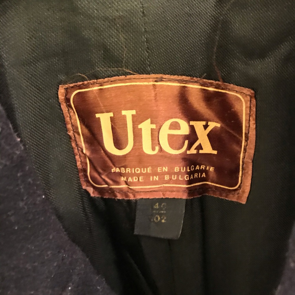 Navy Wool Coat - Picture 6 of 8